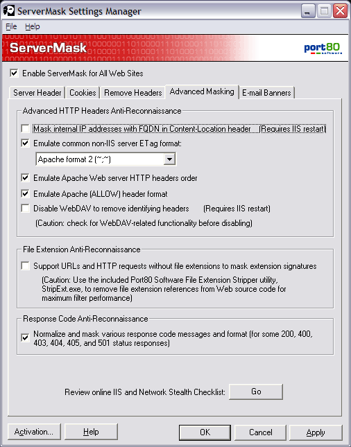 ServerMask Screenshot